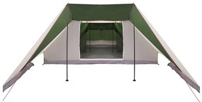 vidaXL Οικογενειακή Σκηνή Πράσινο και μπεζ 660 x 456 x 200 εκ.