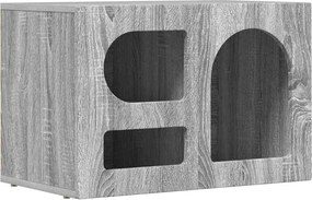 vidaXL Ντουλάπι TV ELST 60 x 35 x 40 εκ. Γκρίζο Σονομα