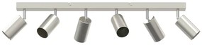 vidaXL Σποτ οροφής Βουρτσισμένο νικέλιο 73 x 5.5 x 16.5 εκ Ατσάλι