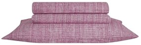 Σεντόνι Colton 20 Με Λάστιχο Bordeaux Kentia Μονό 100x200cm 100% Βαμβάκι