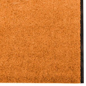 vidaXL Χαλάκι Εξώπορτας Πορτοκαλί και Μαύρο 120 x 400 cm