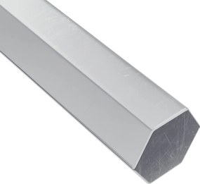 vidaXL Εξαγωνικό Κλειδί 2 pcs Ασημί 32 x 86 χιλ. Ατσάλι