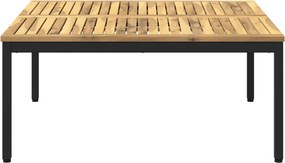 vidaXL Τραπεζάκι σαλονιού Λευκό και Μαύρο 100 x 100,5 x 45 εκ.