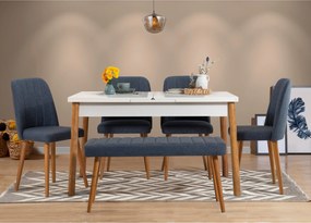 Extendable Dining Table &amp; Chairs Set (6 Pieces) Santiago 1048 - 2 AB Atlantic Pine
Navy Blue