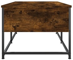 vidaXL Τραπεζάκι Σαλονιού Καπνιστή Δρυς 100x51x40 εκ. Επεξεργασμ. Ξύλο