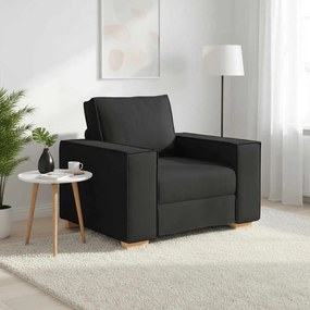 vidaXL Πολυθρόνα-Καναπέ Μαύρη από Ύφασμα 100x78x84 εκ.
