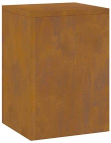 vidaXL Στήριξη φυτών 2 pcs Σκ rusty 24 x 24 x 35 εκ.