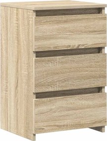 vidaXL Κομοδίνα 2 τεμ. Sonoma Δρυς 40 x 35 x 62,5 εκ. από Επεξ. Ξύλο