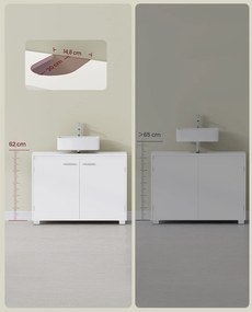 Ντουλάπι Νιπτήρα Μπάνιου (80x30x60) Vasagle BBK515W01