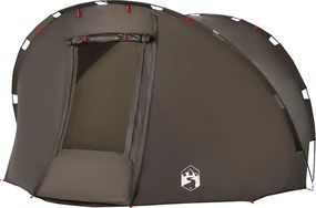 vidaXL Σκηνή Ψαρέματος 5 Ατόμου Αδιάβροχη Καφέ