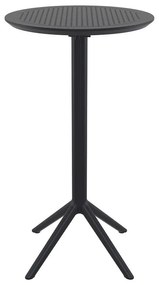 SKY BLACK BAR Φ60Χ108εκ.ΠΤΥΣ/ΝΟ ΤΡΑΠ. ΠΟΛ/ΝΙΟΥ
