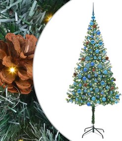 vidaXL Τεχνητό Χριστουγεννιάτικο Δέντρο Πράσινο 180 cm PVC και Χάλυβας