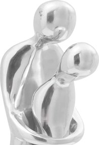 vidaXL Γλυπτική Ασημί 10 x 16 x 49 εκ Αλουμίνιο