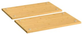 vidaXL Καλύμματα Εστιών Κουζίνας 2 Τεμ. 50 x 28 x 1,5 εκ. από Μπαμπού