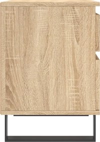 vidaXL Κομοδίνα 2 τεμ. Sonoma Δρυς 40 x 35 x 50 εκ. από Επεξεργ. Ξύλο