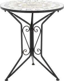 Τραπεζαρία Mosaic σετ 3τεμ μέταλλο μαύρο