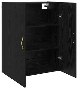 vidaXL Ντουλάπια Τοίχου 2 pcs Μαύρη δρυς 69.5 x 34 x 90 εκ.