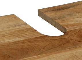 vidaXL Ντουλάπι Μπάνιου 62 x 33 x 58 εκ. από Μασίφ Ξύλο Μάνγκο