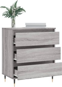 vidaXL Ντουλάπι Γκρι Sonoma 60x35x70 εκ. από Επεξεργασμένο Ξύλο