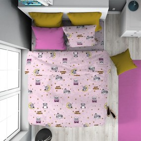 Σεντόνια Παιδικά Sweet Dreams (Σετ 2τμχ) 550 Pink DimCol Μονό 160x240cm 100% Βαμβάκι