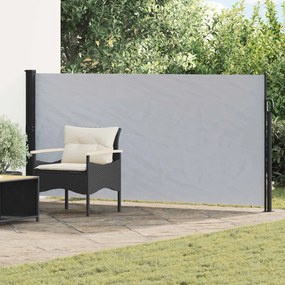 vidaXL Ανακλινόμενος Πλευρικός Απλώστρα Γκρι 500 x 140 εκ. Πολυεστέρας
