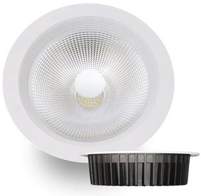 Χωνευτό Σποτ Φωτιστικό Οροφής LED MOB 30W 6000K Λευκό Epistar 5837 Spotlight-5837-Λευκό 5837