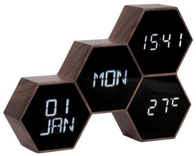 Ρολόι Επιτραπέζιο KA5805WD Six In The Mix Wood Karlsson Plastic