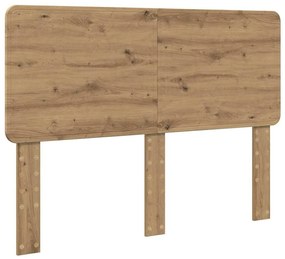 vidaXL Κεφαλάρι με κεφαλάρι Artisan Oak 140 cm Επεξεργασμένο ξύλο