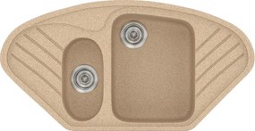 Sanitec Classic 302 (96×51) - Γρανιτένιος νεροχύτης - Granite BEIGE