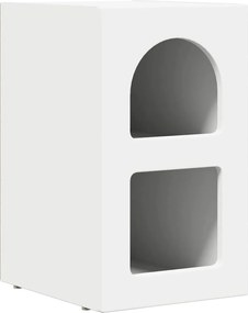 vidaXL Κομοδίνο 2 pcs Λευκό 29,5 x 33,5 x 50 εκ Επεξεργασμένο ξύλο