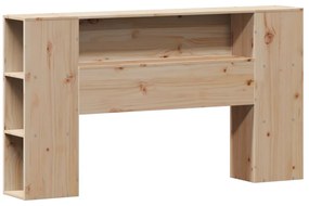 vidaXL Κρεβάτι Βιβλιοθήκη Χωρίς Στρώμα 150x200 εκ Μασίφ Ξύλο Πεύκου