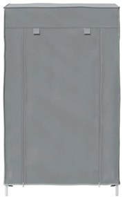 ντουλάπι παπουτσιών Γκρι 60,5x30x97 cm Μη υφασμένο ύφασμα - Γκρι