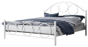 Metal Bed Orpheus Χρυσό σφυρήλατο, 160x200 εκ., Χωρίς σχέδιο στο ποδαρικό