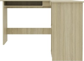 vidaXL Γραφείο Γωνιακό Sonoma Δρυς 120 x 140 x 75 εκ. από Επεξ. Ξύλο