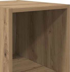 vidaXL Πλαϊνό γραφείο Artisan Δρυς 40 x 41 x 185 εκ.