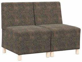 vidaXL Καθίσμα Σαλονιού 2 pcs Σκούρο Γκρι 55 x 74 x 82 εκ.
