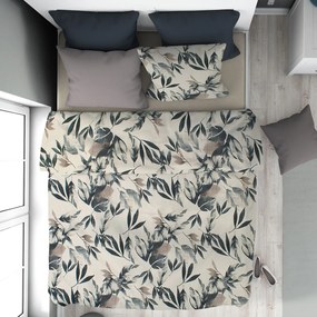 Πάπλωμα Μονό (160x240) Dimcol Ευριδίκη 710 Ecru-Black