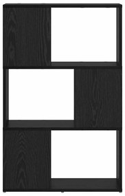 vidaXL Κέντρο ψυχαγωγίας Μαύρο 60 x 24 x 94 cm Επεξεργασμένο ξύλο