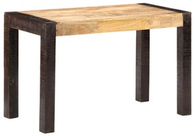vidaXL Τραπεζαρία 120 x 60 x 76 εκ. από Μασίφ Ακατέργαστο Ξύλο Μάνγκο