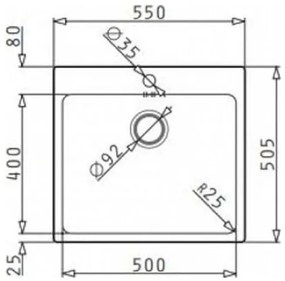 Νεροχύτης Maidsinks Inset Ledge 1B-76 x 50.5 εκ.