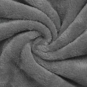 vidaXL Φόρμα Μπάνιου Με Κουκούλα Σκούρο Γκρι xl Φανέλα