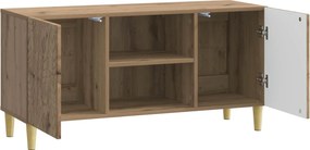 vidaXL Ντουλάπι TV 102 x 34,5 x 50 εκ. Artisan Δρυς Επεξεργασμένο Ξύλο
