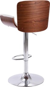 vidaXL Σκαμπό Μπαρ Λευκό από Συνθετικό Δέρμα