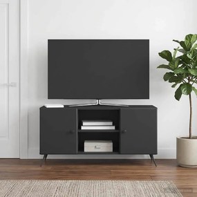 VidaXL Ντουλάπι TV 102 x 34,5 x 50 εκ. Μαύρο Επεξεργασμένο Ξύλο