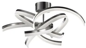 Φωτιστικό Οροφής Sund TW Νίκελ ματ-Λευκό 20898 Φ65 Fischer Honsel-20898-Νίκελ Ματ 20898