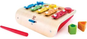Ξυλόφωνο - Πιανάκι &amp; Παζλ 3Σε1 Hape Shape Sorter Xylophone