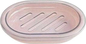 Σαπουνοθήκες μπάνιου πλαστικές - Σετ 9pcs - Light Pink - 21658