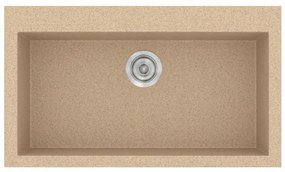 Sanitec Classic 333 Granite Beige Ένθετος Νεροχύτης 80cm