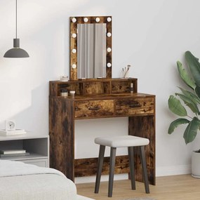 vidaXL Τραπέζι περιποίησης Καφέ 79 x 41 x 140 εκ. Επεξεργασμένο ξύλο