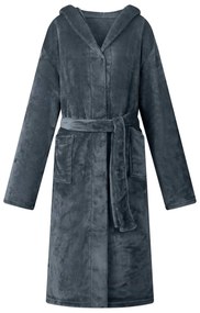 vidaXL Φόρμα Μπάνιου Με Κουκούλα Σκούρο μπλε l Φανέλα